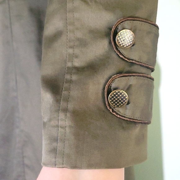 Rare Living Dead Souls Retro Army Green Jacket Size Medium - Picture 6 of 12